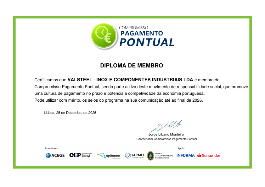 Diploma de Membro — Compromisso Pagamento Pontual