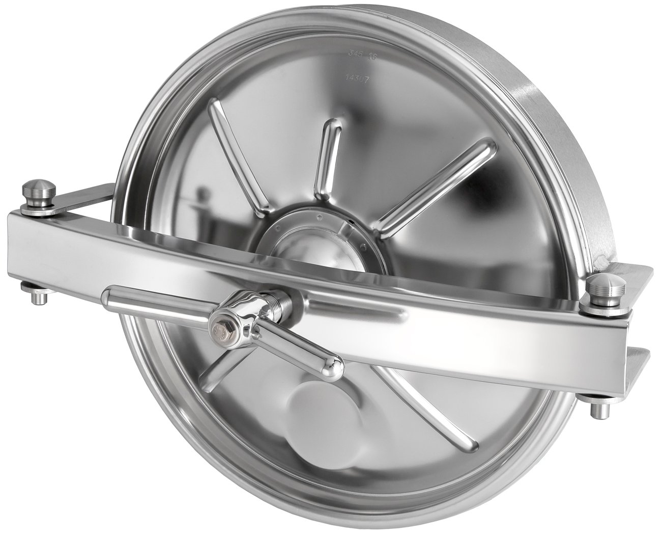 Porta circular inox Zorzini