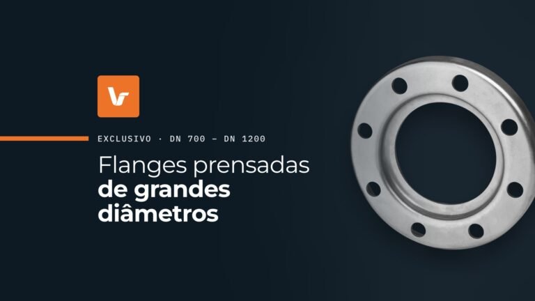 Flange prensada em aço inoxidável de grande diâmetro
